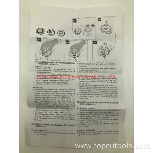 M14 Quick-Clamping Nut